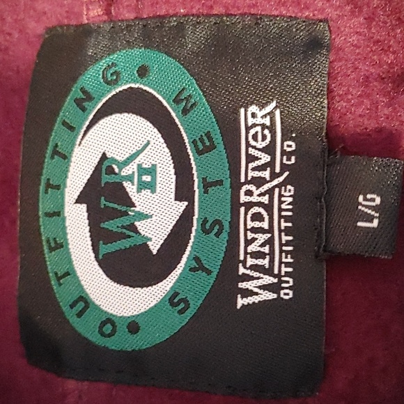 🍁NWT Women's Burgundy Fleece Jacket Sz Large - Picture 3 of 9